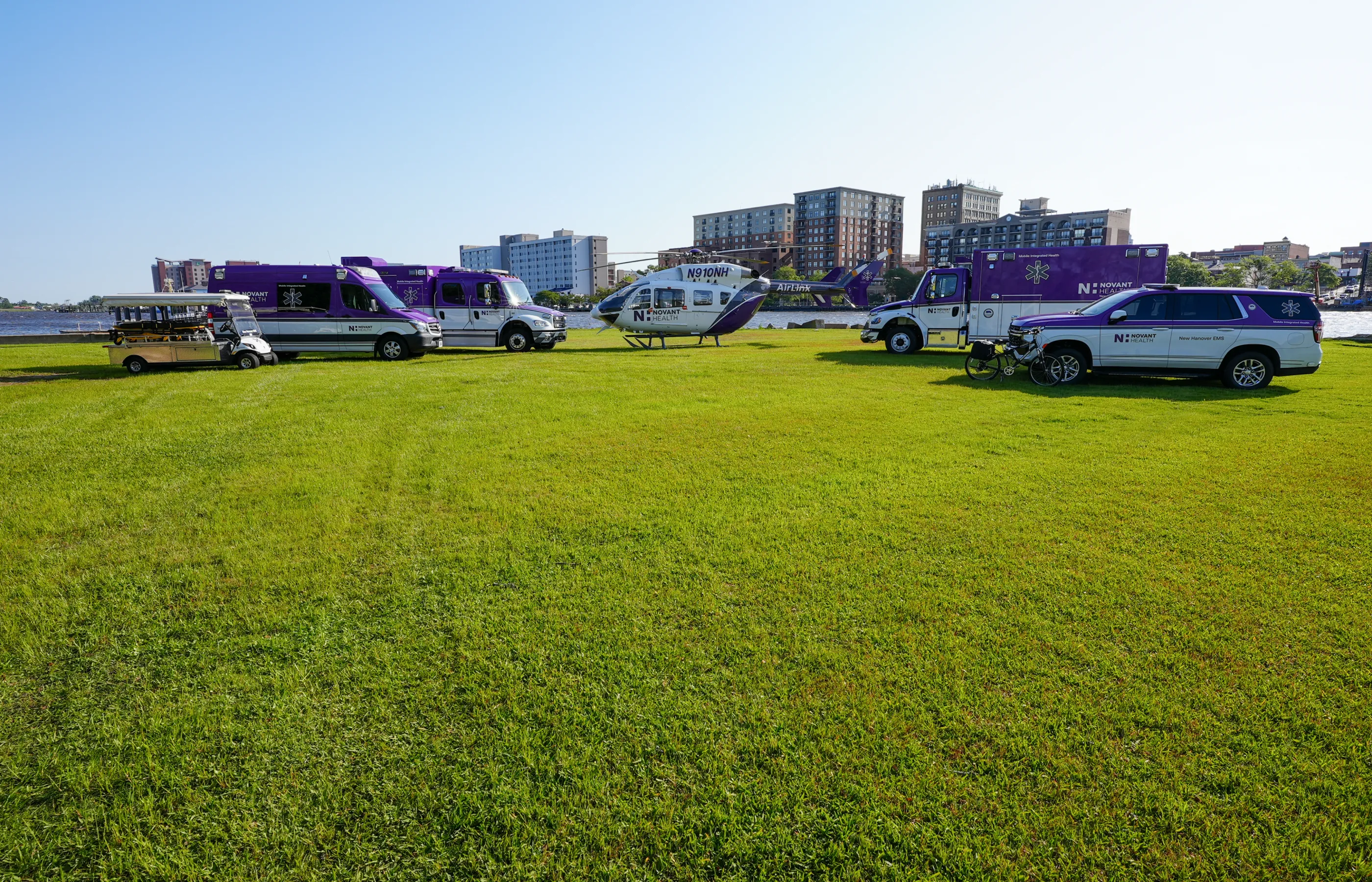 Novant Health critical transport vehicles