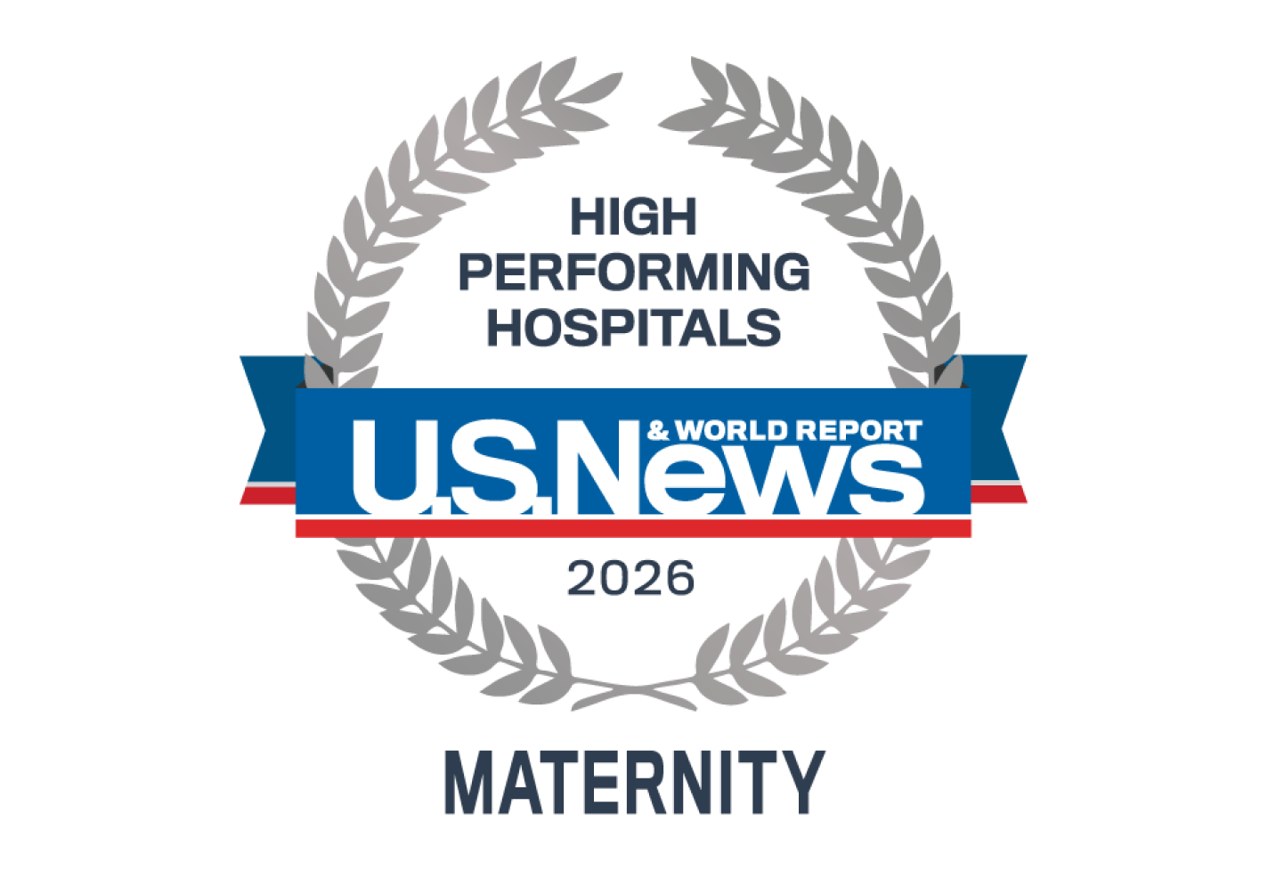 US News Award for High Performing Hospitals in Maternity for 2026